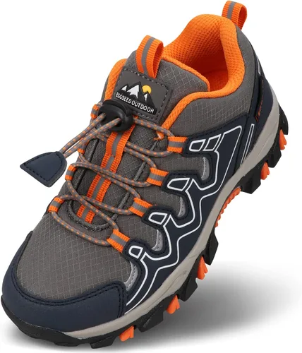 UOVO Tenis para niños y niñas, para senderismo, correr, caminar al aire libre, tenis impermeables antideslizantes (niños pequeñosgrandes