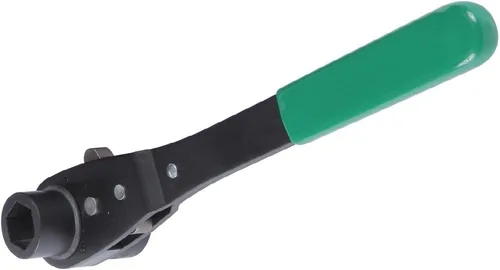 Miniatura 2 de Reed Tool LV2017 Value Line Thru-Bolt llave de trinquete de doble zócalo, 1-1/4 y 1-1/16 pulgadas