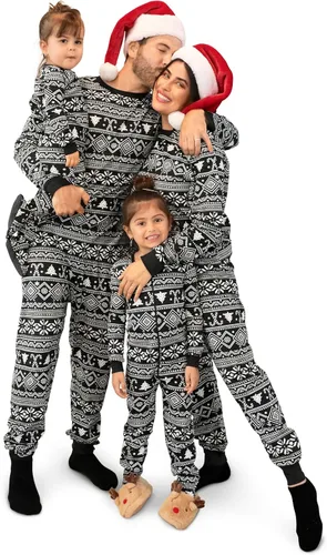 Miniatura 42 de The Children's Place Pijama de Navidad unisex para bebé, algodón Esqueleto