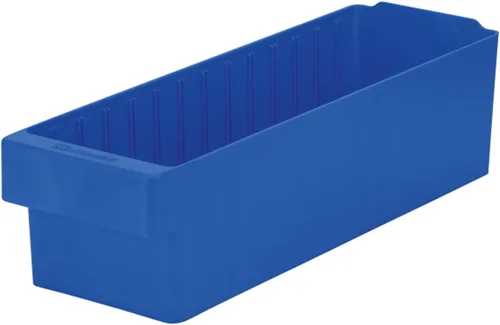 Akro-Mils 31168 AkroDrawer - Contenedor de almacenamiento de plástico apilable (17-5/8 pulgadas x 5-9/16 pulgadas x 4-5/8 pulgadas), azul (paquete