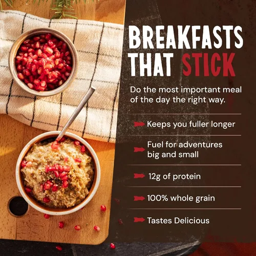 Miniatura 5 de Kodiak - Paquetes de avena instantánea, azúcar morena de arce, alto contenido en proteínas, 100% granos integrales, 6 cajas con 6 paquetes cada una