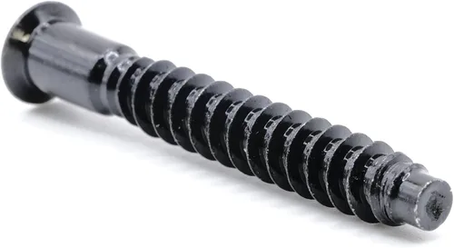 Miniatura 3 de ReplacementScrews Tornillos de montaje negros compatibles con IKEA Part 100219/100214 (IDANAS, HEMNES, Ivar) – Confirmat de rosca gruesa