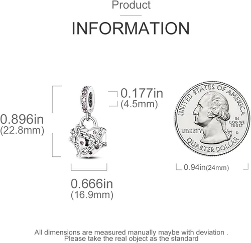 Miniatura 4 de MULA - Dijes de plata de ley 925 para pulseras y collares, dijes de bolso, cuentas, gato, tortuga, regalo de joyería para mujeres y niñas