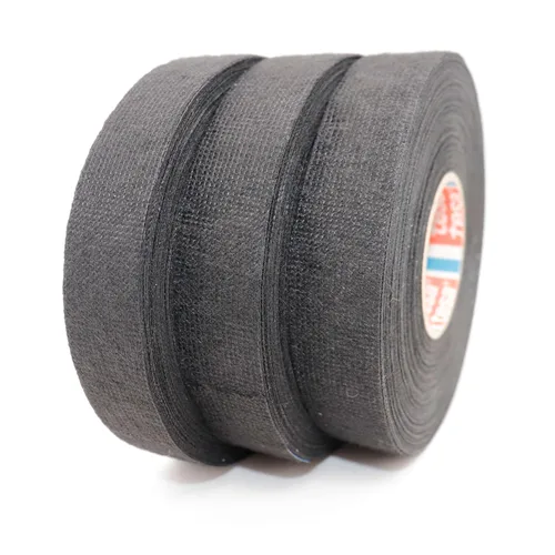 Miniatura 4 de 1 rollo Tesa 51608 PET Fleece Cinta de arnés de cable automotriz para flexibilidad y amortiguación de ruido, 0.748 in* 82.0 ft