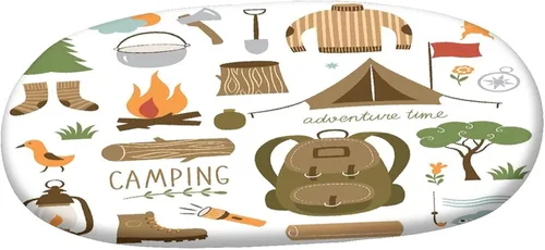 Miniatura 4 de XISUNYA Mantel ovalado ajustable, funda de poliéster elástico de aventura, equipo de campamento, saco de dormir, botas, mantel ajustable
