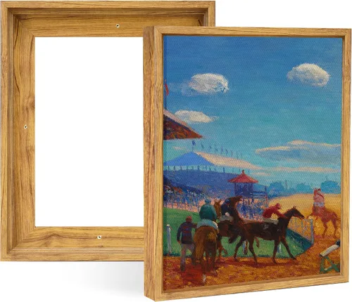 Miniatura 7 de Paquete de 2 marcos flotantes de lona para impresiones de 8 x 10, marco flotante de lona para pintura profunda de 0.6 a 0.9 pulgadas, kit de marcos