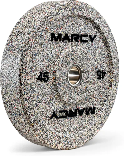 Miniatura 10 de Placa de Parachoques Olímpica de Alto Rebote para Entrenamiento de Fuerza y Ejercicio de Levantamiento de Pesas