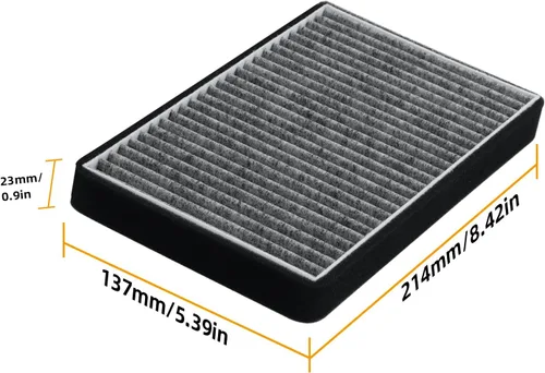 Miniatura 6 de CF8791A(CP791) Filtro de aire de cabina con carbón activado compatible con Cadillac Escalade 2002, Chevy Avalanche/Silverado/Suburban, GMC