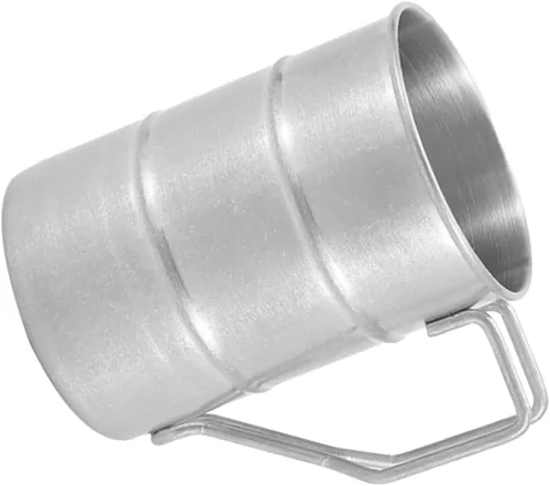 Taza de agua deportiva - Taza de acero inoxidable a prueba de fugas para acampar Fitness uso diario