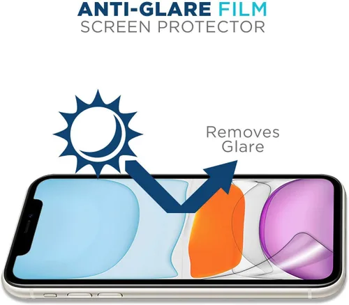 Miniatura 3 de Tech Armor Protector de pantalla mate antirreflejo/antihuellas diseñado para Apple iPhone 11, Xr de 6.1 pulgadas, paquete de 3 unidades 2019
