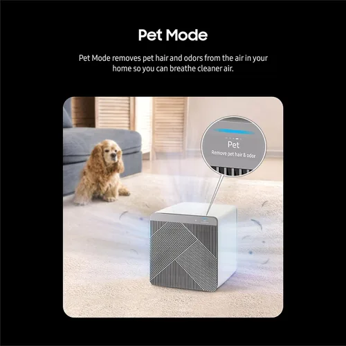 Miniatura 3 de SAMSUNG Filtro de malla para purificador de aire a medida, paquete de 5 filtros de repuesto para eliminar el pelo de mascotas del aire en casa