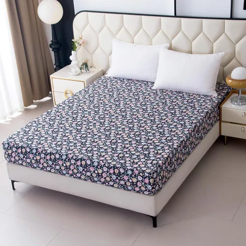 Miniatura 11 de Sábana bajera ajustable con bolsillo profundo para niños y niñas, cama individual, sábanas de tela gruesa con estampado de dinosaurios
