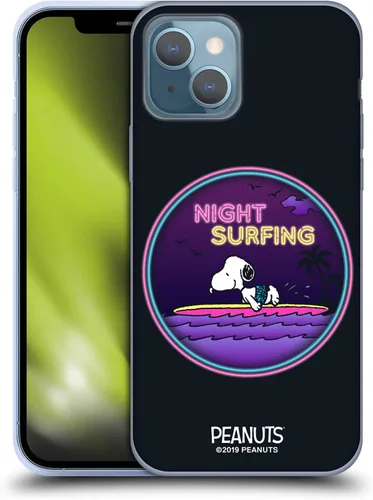 Miniatura 17 de Head Case Designs Peanuts Tropical Surf Snoopy Aloha Disco Gel Funda con licencia oficial [protección de grado militar] compatible con Apple iPhone