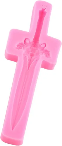 Miniatura 4 de Molde de silicona con espadas para armas de fondant para decoración de pasteles, decoración de cupcakes, dulces, chocolate, polímero, pasta de goma