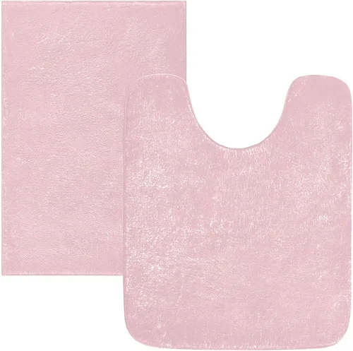 Miniatura 52 de Alfombra de baño amarilla, suave, absorbente, lavable a máquina, juego de alfombras de baño antideslizantes para puerta de baño, dormitorio