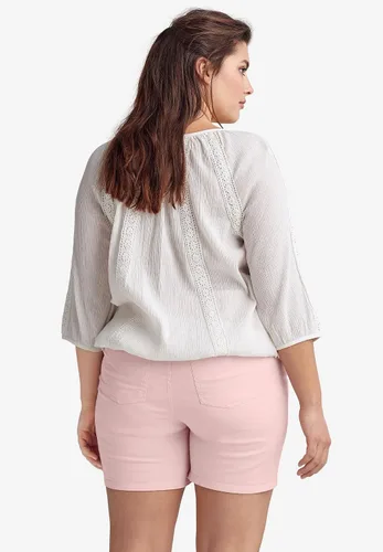 Miniatura 3 de ellos Pantalones cortos elásticos de 5 bolsillos para mujer