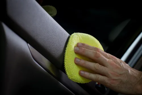 Miniatura 2 de Mothers Almohadilla de pulido de microfibra y almohadillas de limpieza para detalles de automóviles, 5 pulgadas de diámetro, amarillo, paquete de 6