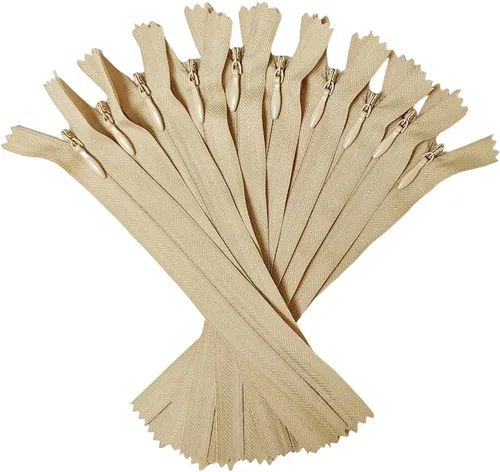 Miniatura 6 de YaHoGa 10 cremalleras invisibles de 4 pulgadas ocultan cremalleras para costura, vestidos, prendas, ropa, almohadas, sastres, manualidades