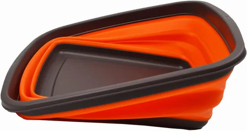 Miniatura 3 de SAMMART Juego de 2 tinas plegables de 10 L (2.6 galones) - Tina plegable para platos - Lavabo portátil - Tina de plástico que ahorra espacio