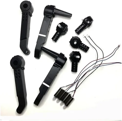 Miniatura 4 de Ajuste para S85 E88 S89 PRO RC Quadcopter Drone Accesorios para E88 teng1 E88 Pro Brazo plegable con engranajes Motor Motores Protector Piezas