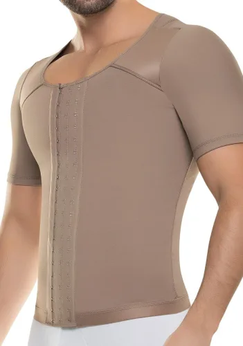 Miniatura 6 de Fajas Colombianas para Hombre Fajate Camiseta de control de brazo y abdomen Ref 481