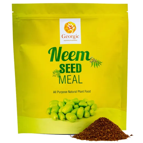Harina de semillas de neem premium, fertilizante natural para jardinería y enmienda del suelo, protege tu jardín con fertilizante orgánico para