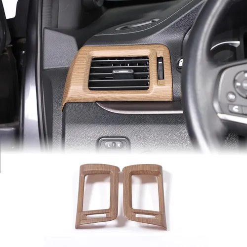 Miniatura 9 de 2 piezas de marco de ventilación lateral para Honda Pilot 2016-2022/ Ridgeline 2017-2024/ Passport 2019-2024, accesorios de cubierta de salida
