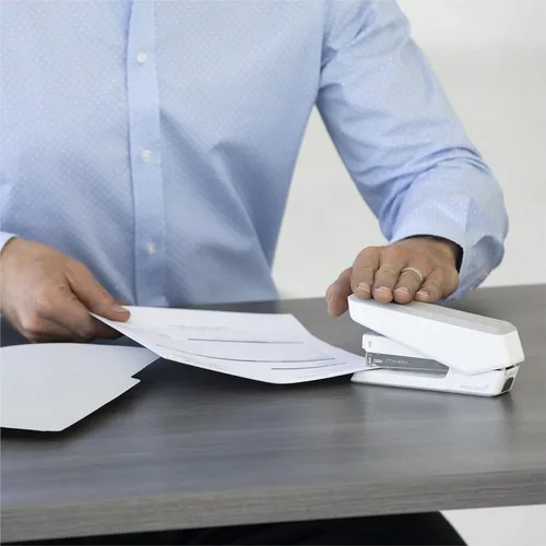 Miniatura 7 de Fellowes LX850 EasyPress - Engrapadora de oficina con tira completa, sin esfuerzo, de un solo toque, para aula, hogar y oficina, sostiene una tira