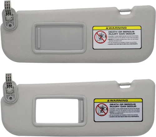 Miniatura 5 de NHILES Visera solar lateral izquierda del conductor y lateral derecho del pasajero de reemplazo compatible con Hyundai Elantra 2011 2012 2013 2014
