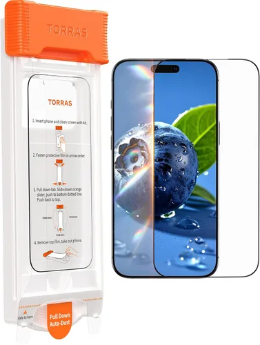 TORRAS OrigArmor - Protector de pantalla para iPhone 17 Pro Max [100% antirreflectante] [ajuste de cobertura completa 3D] de grado militar,