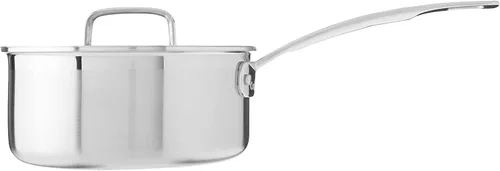Miniatura 3 de Cuisinart MCP19-18N Multiclad Pro - Sartén de triple capa de 2 cuartos de galón, cacerola con tapa y 719-14 de 1 cuarto de galón