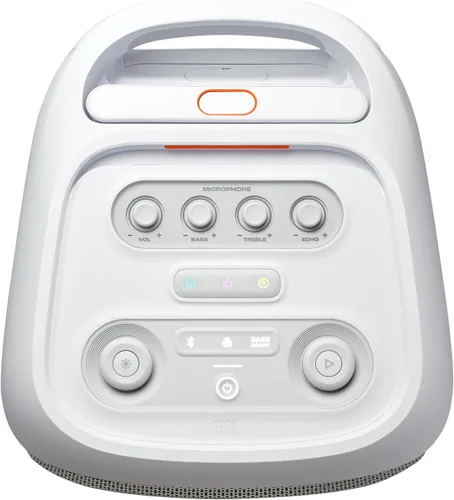 Miniatura 4 de JBL PartyBox Stage 320 - Altavoz portátil para fiestas con mango telescópico y ruedas anchas y resistentes, potente sonido JBL Pro, espectáculo