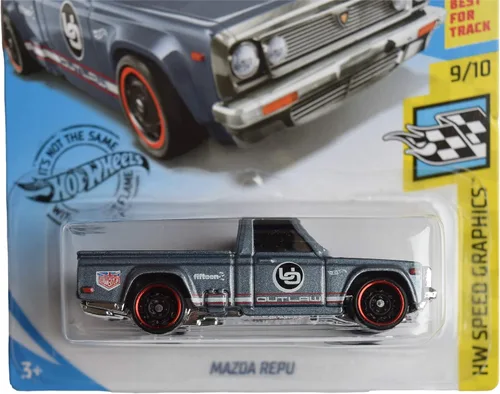 Miniatura 2 de Hot Wheels Velocidad Grahpics 9/10 Mazda Repu 93/250, Pizarra