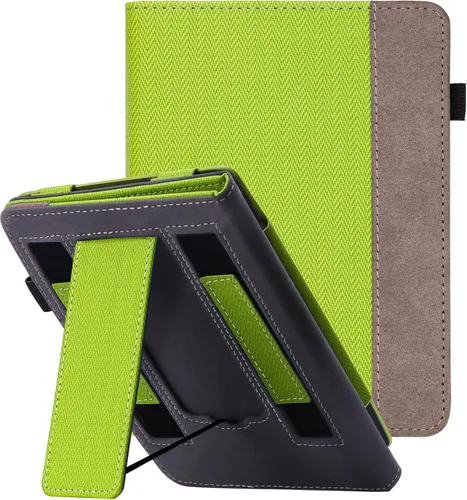 Miniatura 11 de WALNEW Funda con soporte para Kindle Paperwhite de 7" de 12ª generación (2024 lanzado) y Kindle Colorsoft Signature Edition, funda de piel sintética