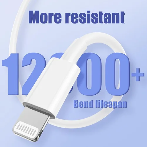 Miniatura 6 de Paquete de 4 cables USB C a Lightning de 6 pies, cable de carga rápida para iPhone 14, repuesto para el cable de carga original de Apple para iPhone
