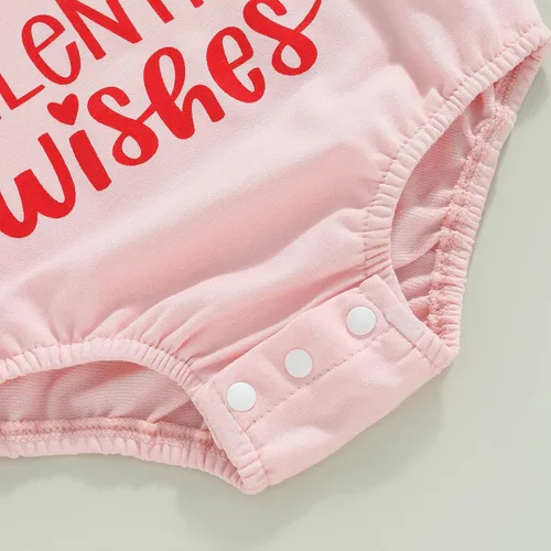 Miniatura 28 de Enterizo de manga larga con estampado de letras para bebés, niñas y niños