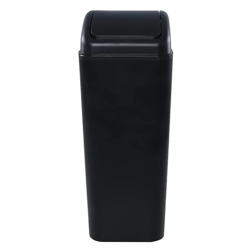 Miniatura 7 de Cubo de basura negro de 14 litros/3.5 galones, cubo de basura delgado para espacios estrechos, F