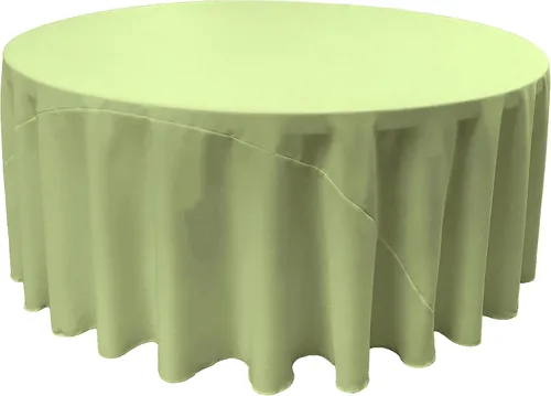 Miniatura 100 de LA Linen - Mantel redondo lavable de popelina de poliéster, resistente a manchas y arrugas, 51", mantel de tela para comedor, cocina, fiesta, Negro