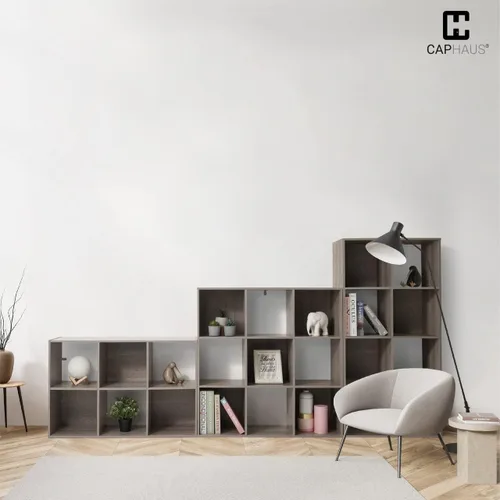 Miniatura 2 de CAPHAUS Estante organizador de almacenamiento resistente de 11 pulgadas, con borde exterior grueso, divisor de estantes con parte posterior