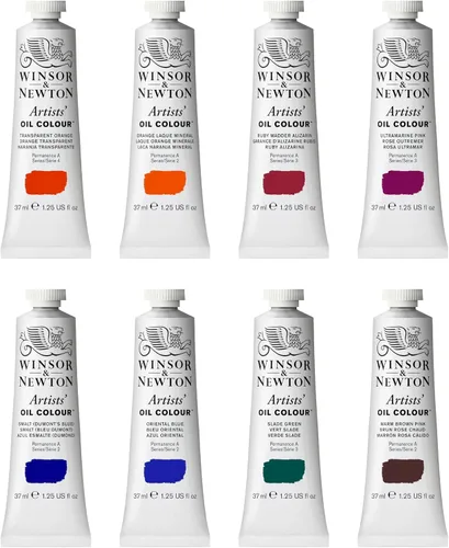Miniatura 12 de Winsor & Newton Pintura al óleo para artistas, tubo de 37 ml (1.25 oz), Verde Mineral Profundo