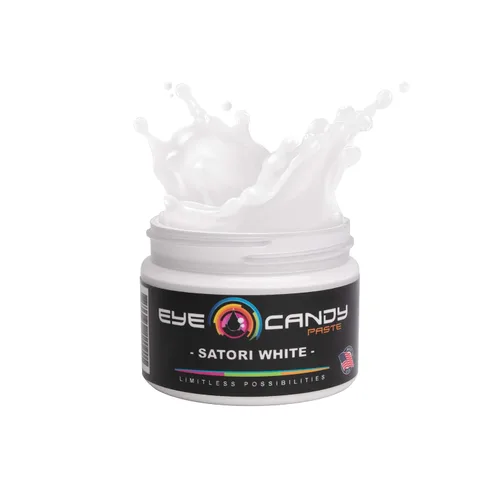 Eye Candy Pasta de Pigmento de Resina Blanca Satori White (3 oz) | Crea Células y Encaje | Pasta de Arte de Epoxi, Resina | Tinte Opaco | Altamente