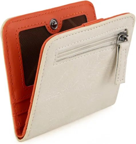 Miniatura 2 de Montana West X Wrangler - Cartera delgada delgada para mujer, organizador de dinero, mini cartera de bolsillo delgada con forro RFID y un monedero