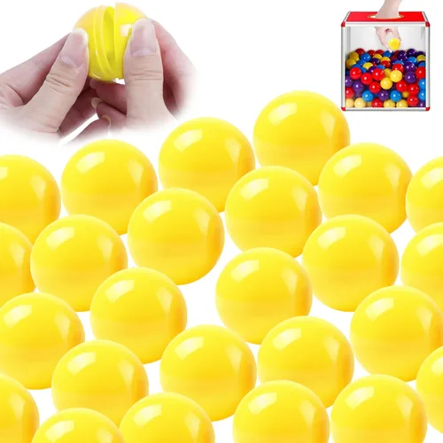 Miniatura 3 de 50 bolas de bingo huecas de PP de 1.57 pulgadas, bolas de lotería suaves y vibrantes, bolas redondas de lotería para fiesta de lotería