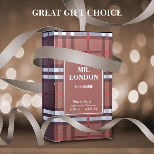 Miniatura 7 de Mr London - Eau De Parfum para hombre, fragancia amaderada de ámbar refinado, bergamota fresca y masculina, lavanda y canela cálida, tonos únicos