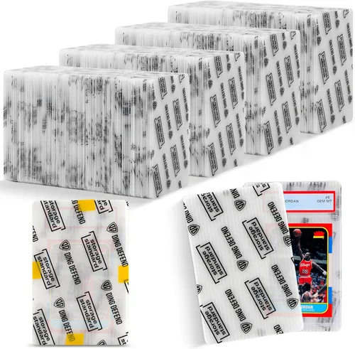 Protectores de tarjetas intercambiables, suministros de envío, paquete de 510 fundas de tarjetas graduadas de 4 x 6 pulgadas para insertos de