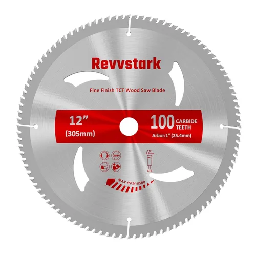 Miniatura 14 de Paquete de 3 hojas de sierra circular de carburo de 3 pulgadas y 36 dientes para madera, plástico, PCV, acrílico, aluminio con eje de 7/16 pulgadas