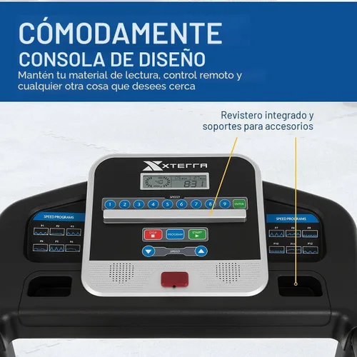 Miniatura 4 de XTERRA Cinta de correr inteligente plegable de alta calidad, diseño compacto, capacidad de peso de más de 250 libras, potente motor, aplicación
