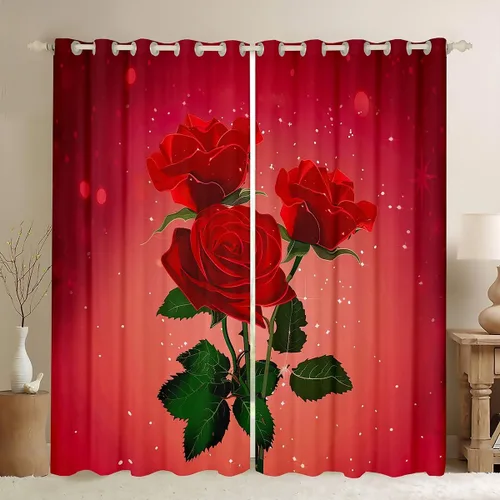 Miniatura 22 de Cortinas con teclas de piano, notas musicales, cortinas de ventana para niños, niñas, adolescentes, con patrón musical, cortinas de ventana