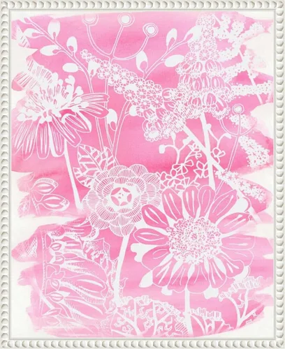 Miniatura 12 de Amanti Art Lienzo enmarcado para pared, 20 x 16 pulgadas, ramo fucsia II de Chariklia Zarris, lienzo enmarcado para pared, obras de arte de flores