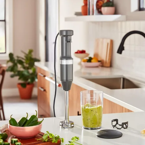 Miniatura 4 de KitchenAid Batidora de mano con cable de velocidad variable KHBV53, gris carbón